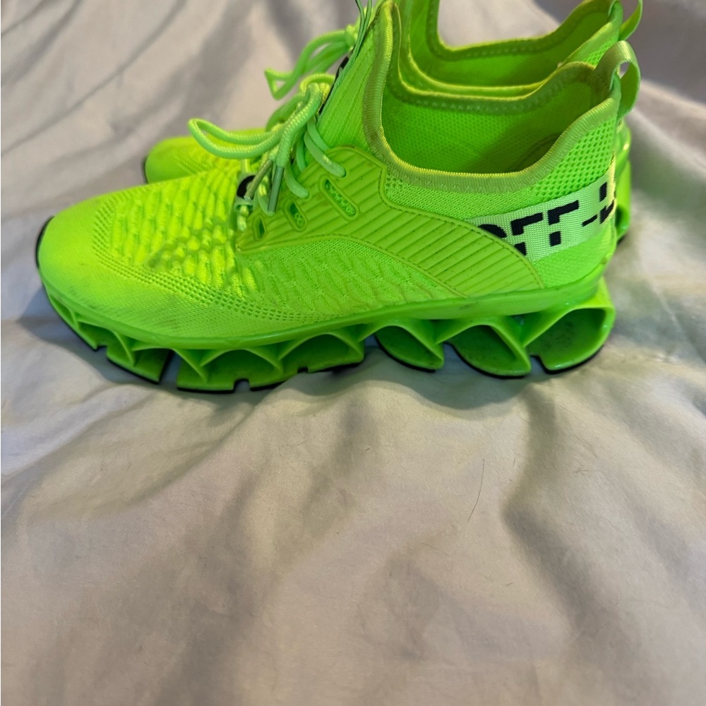 Neon Green Athletic Shoes